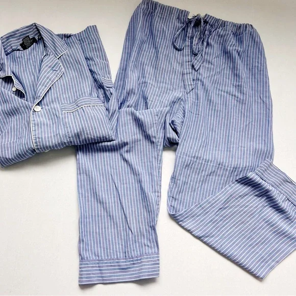 Christian Dior Vintage Like Pajama Pants Set Mens Womens 2pc sleepwear - Picture 4 of 8
